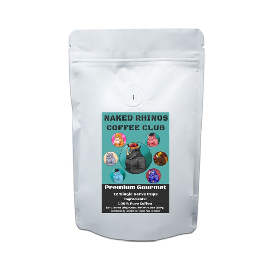 12 or 60 Pack Single Serve Coffee Capsules